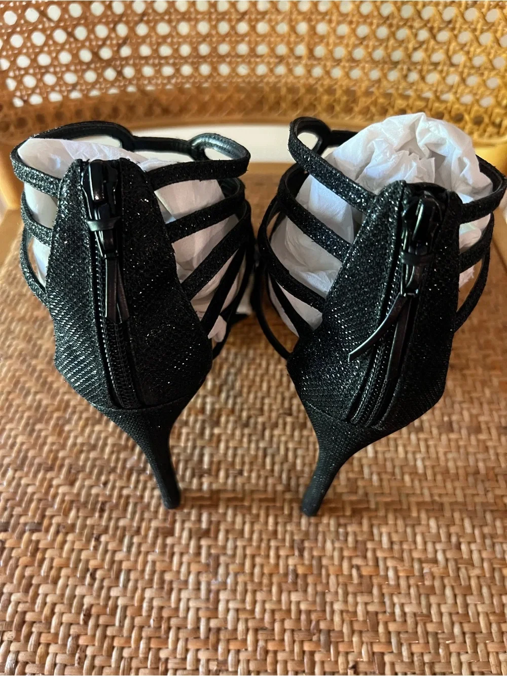 Stuart Weitzman Black Strappy High-Heel Sandals - Women